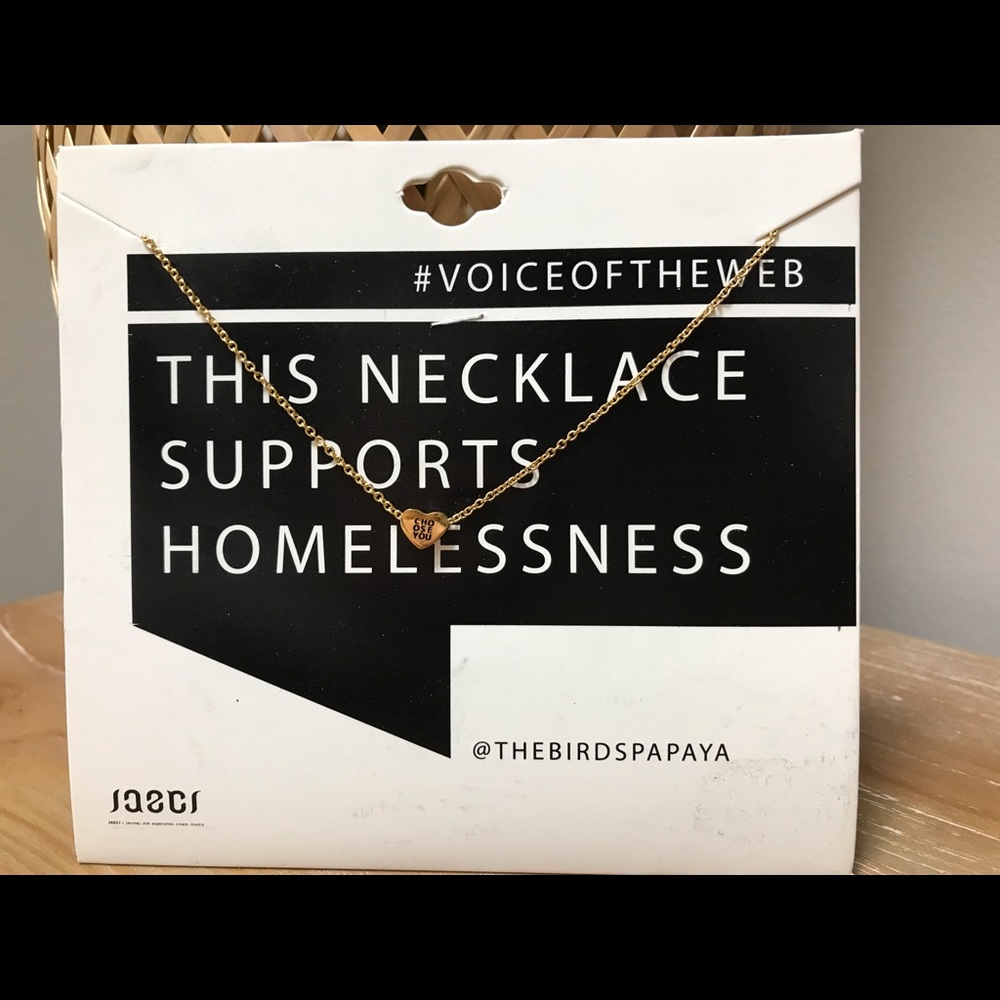 Support Homelessness Necklace.